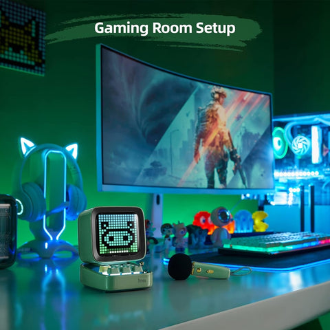 Divoom DitooMic Bluetooth Speaker with Microphone Karaoke Function