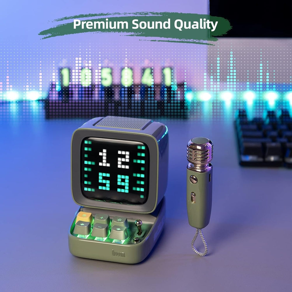 Divoom DitooMic Bluetooth Speaker with Microphone Karaoke Function