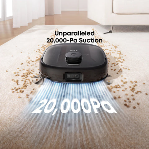 Eufy, E25 Omni Robot Vacuum Cleaner & Mop, 20,000 Pa Turbo Powerful Suction