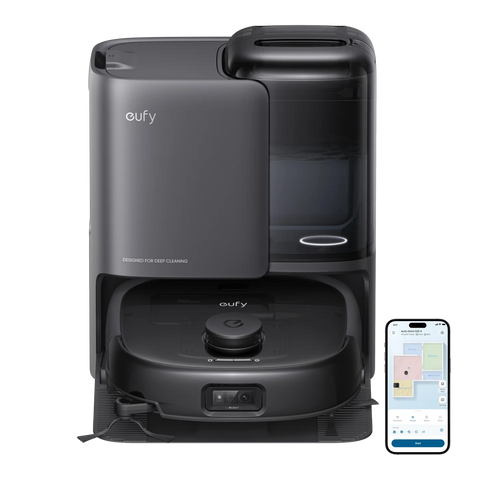 Eufy, E25 Omni Robot Vacuum Cleaner & Mop, 20,000 Pa Turbo Powerful Suction