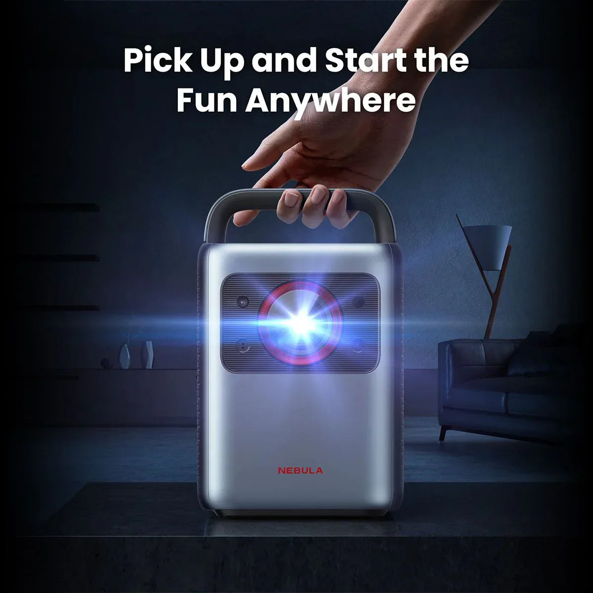 Anker Nebula Cosmos Laser 4K Projector (D23502F2) – Grey