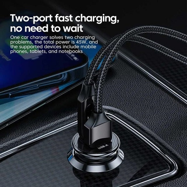 Engage, 2-Port Fast Car Charger (45W)
