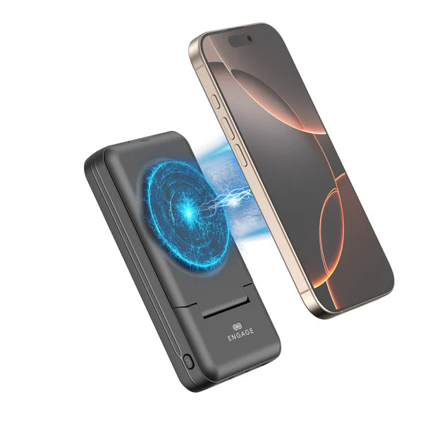 Engage, Magnetic Wireless Power Bank (10000mAh) Multi-Functional (20W)