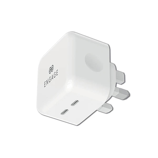 Engage, Dual USB-C Port Power Adapter (35W)