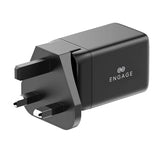 Engage, Dual Port Power Adapter (48W) with Interchangeable UK/EU Plug