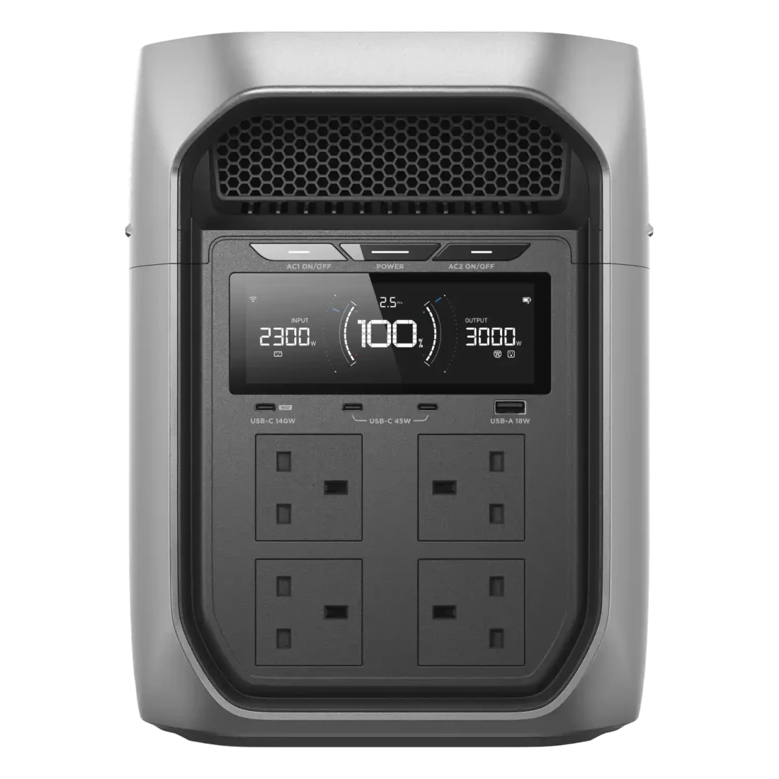 EcoFlow DELTA 3 Max Plus Portable Power Station (2048Wh / 3000W) Surge 6000W