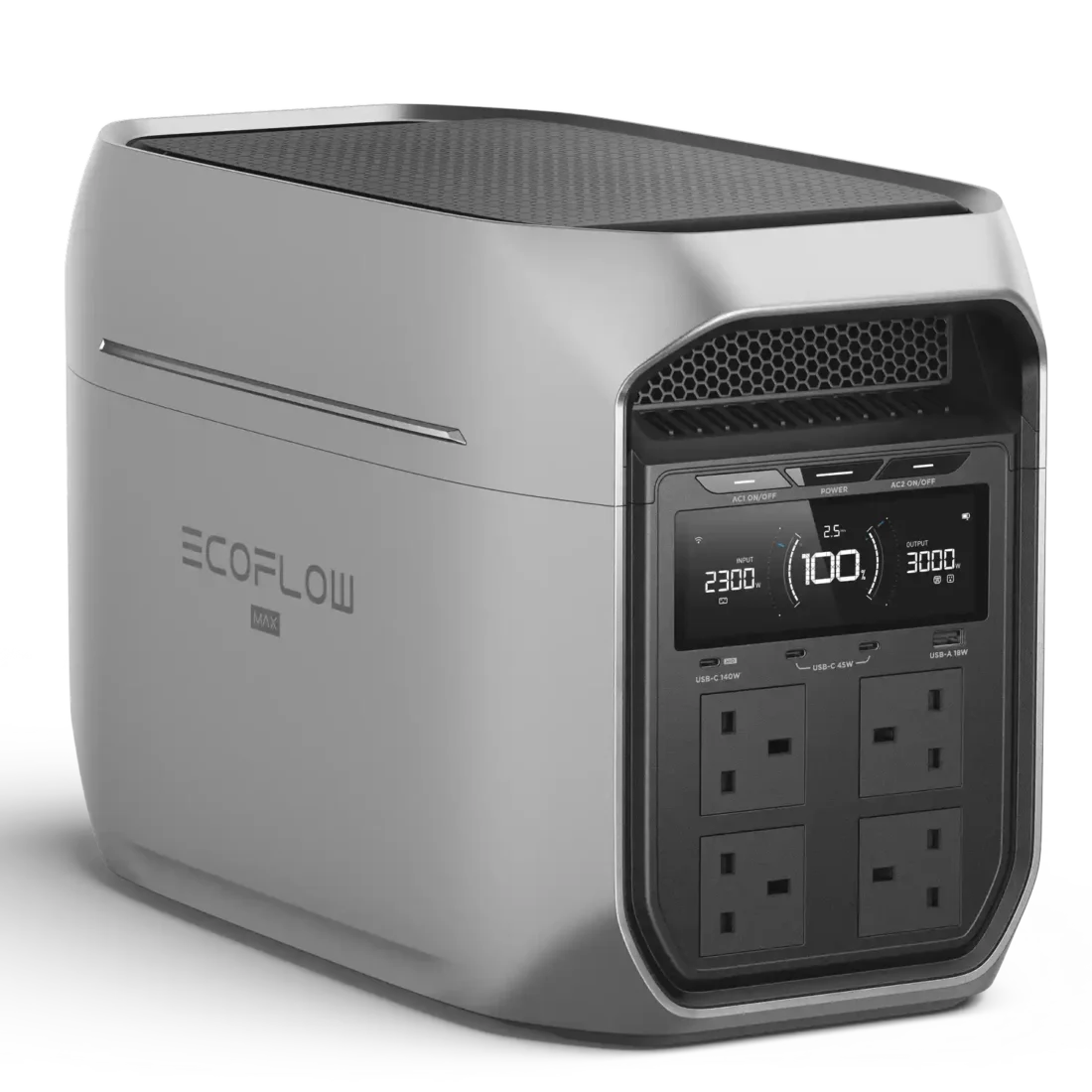 EcoFlow DELTA 3 Max Plus Portable Power Station (2048Wh / 3000W) Surge 6000W