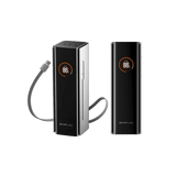 إيكو فلو RAPID Pro بنك طاقة (27,650mAh، 300W، كابل مدمج 140W) - فضي