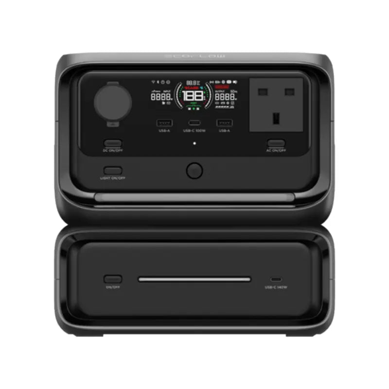 EcoFlow RIVER 3 Max Portable Power Station (572Wh / 600W, Surge 1200W)