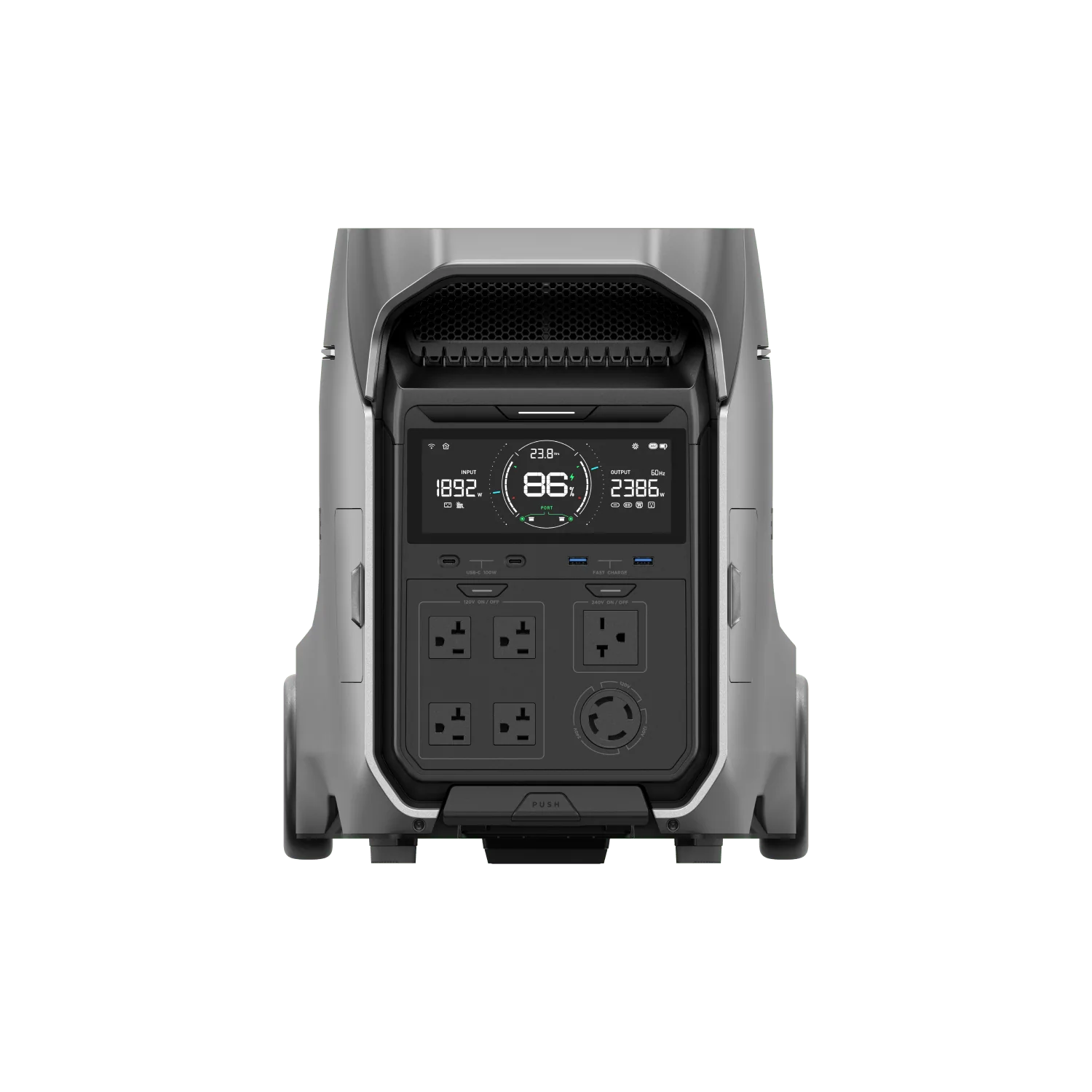 EcoFlow DELTA Pro 3 Portable Power Station 4096Wh with 4000W Output, X-Boost 6000W & Solar Charging