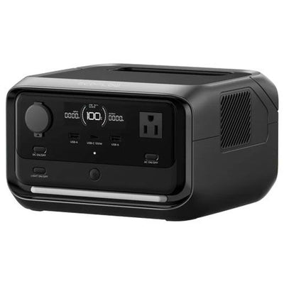 EcoFlow RIVER 3 Plus Portable Power Station 286Wh with 600W Output, X-Boost 1200W & UPS Support