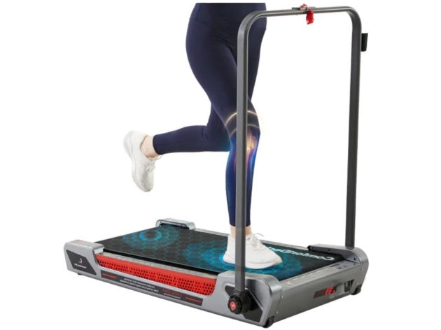 جهاز مشي Egofit ComfortDeck M2T بتقنية التعليق – قابل للطي  – رمادي