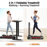 جهاز مشي Egofit ComfortDeck M2T بتقنية التعليق – قابل للطي  – رمادي