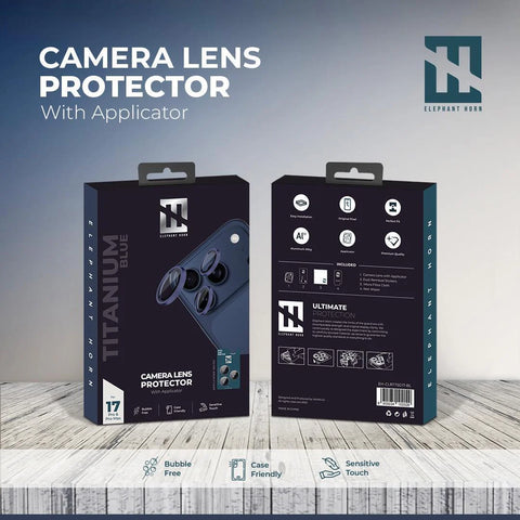 Elephant Horn, Camera Lens Protector with Applicator, iPhone 17Pro/ProMax