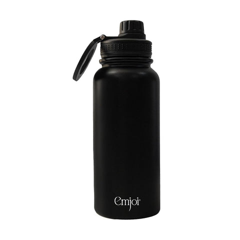 Emjoi MagSafe Stainless Steel Sport Bottle - 900 ML - Black