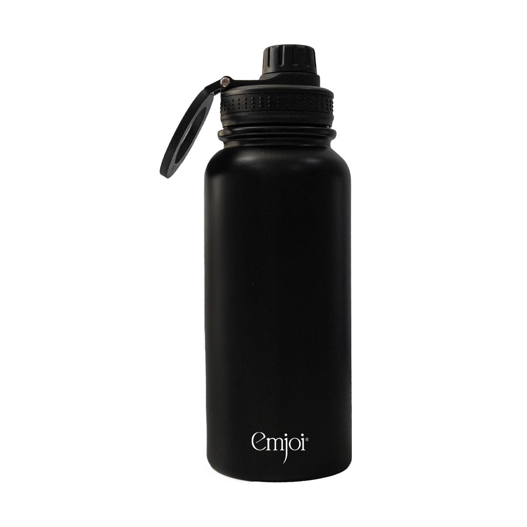 Emjoi MagSafe Stainless Steel Sport Bottle - 900 ML - Black