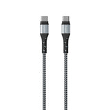 Buy Energizer Ultimate Metal Braided Type-C to Type-C Cable, 1.2m - Silver Online in Be3ah Kuwait
