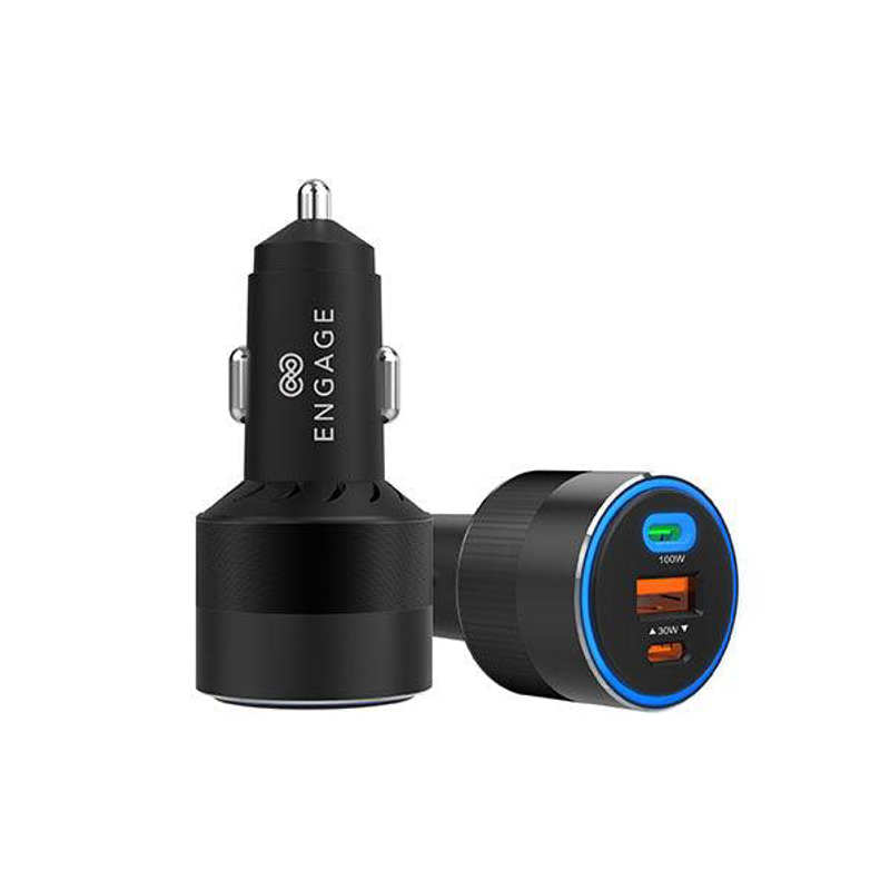 Engage, 3 Port Car Charger (130W)