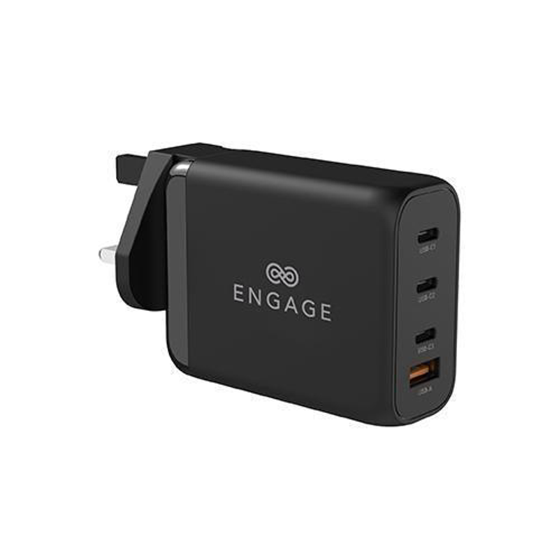 Engage, 4-Port GaN Travel Charger/Adapter (120W)