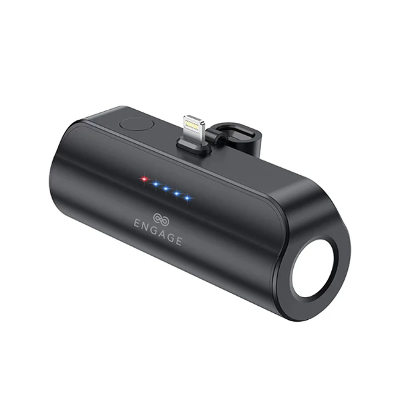 Engage, Lightning Port Ultra-Compact Power Bank (5000 mAh) with Flashlight (18 W)