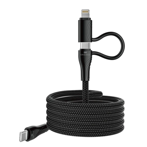 Engage, Magnetic USB-C Cable with Lightning Adapter (60W)
