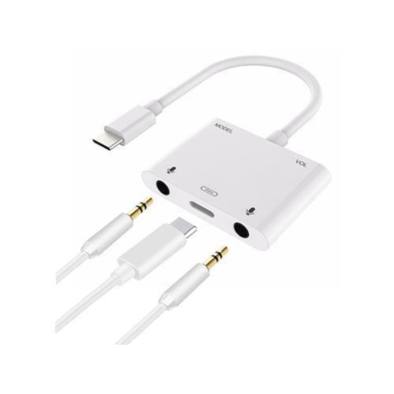 Engage, USB-C to Dual 3.5 mm Audio + Charging Adapter