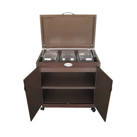 English Buffet, Food Warmer 3-Dish Trolley – 360W