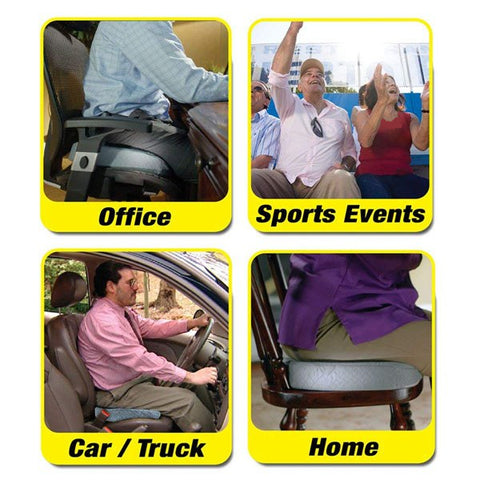 وسادة جلوس مريحة لتقويم العظام للعناية بالعمود الفقري للكراسي ومقاعد الجلوس