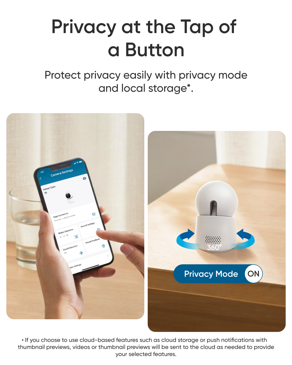 Eufy Indoor Camera E30 – 4K Ultra HD, AI Smart Tracking, 360° Pan, Color Night Vision
