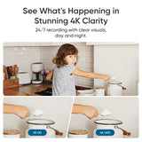 Eufy Indoor Camera E30 – 4K Ultra HD, AI Smart Tracking, 360° Pan, Color Night Vision