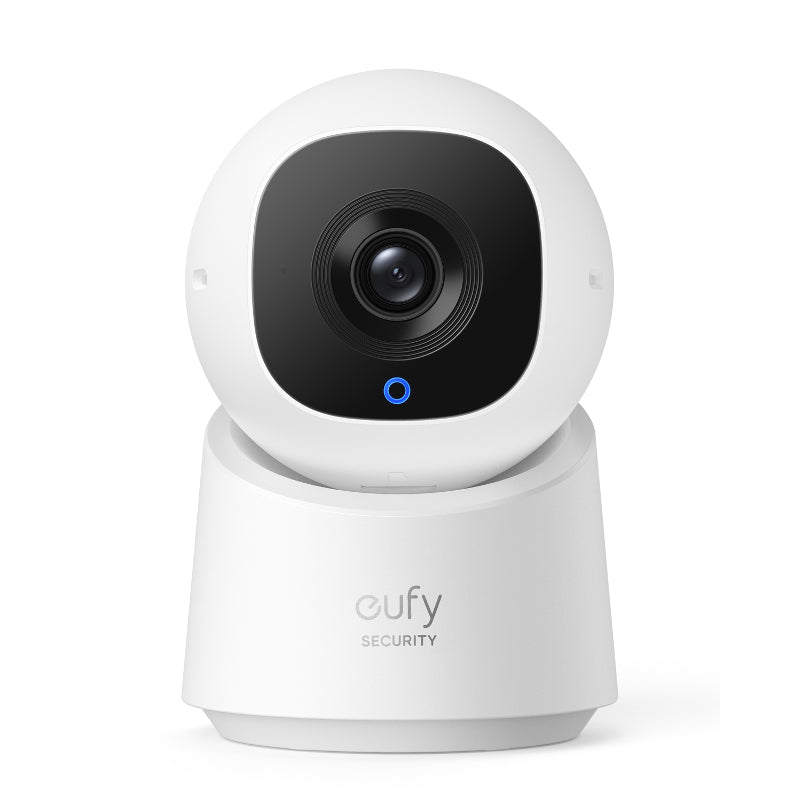 Eufy Security Indoor Cam C220 – 2K Resolution, AI Human Detection, 360° Pan & Tilt, White