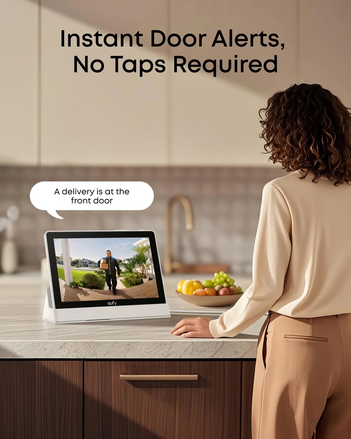 Eufy Smart Display E10 – 8" Touchscreen Security Monitor, Multi-Camera View, Local Playback