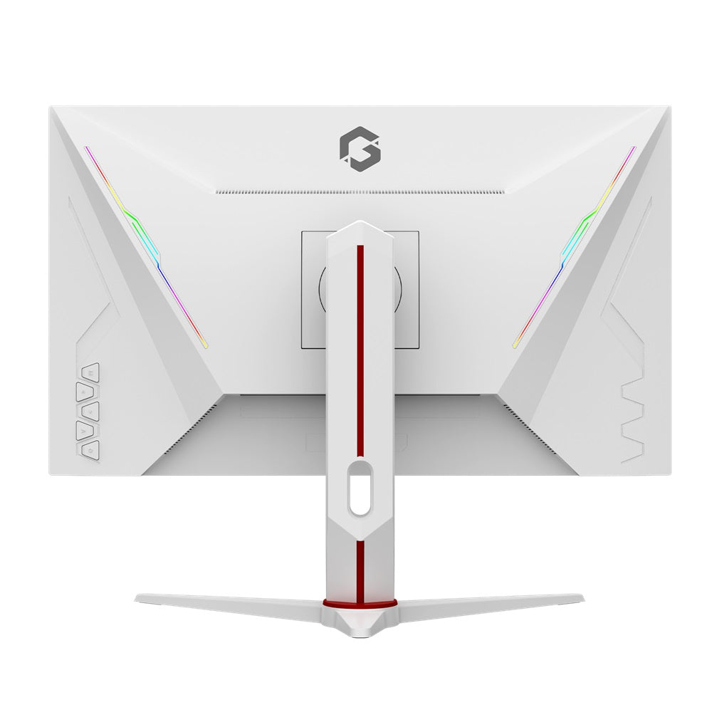 شاشة ألعاب GAMEON Artic Pro Series مقاس 27 بوصة، FHD، 180 هرتز، MPRT 0.5 مللي ثانية، شاشة IPS سريعة - بيضاء