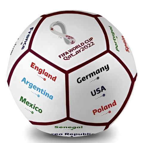 FIFA QC320050, Mini Football, Circumference 45.5-47 cm - Burgundy (Inflated In Gift Box)