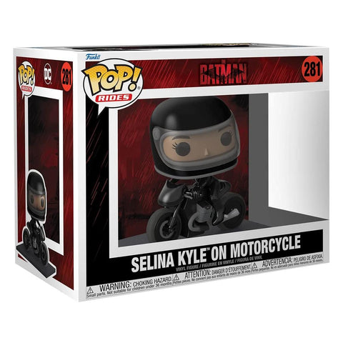 POP RIDES: DC COMICS- THE BATMAN SELINA KYLE AS CATWOMAN W/ MOTORCYCLE