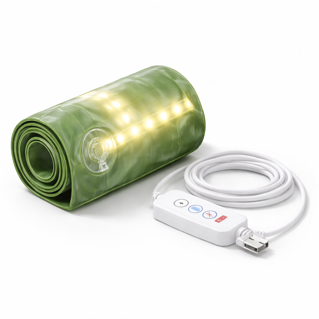 1200-Lumen Inflatable USB LED Camping Tent Light with Magnetic Mount – 65 cm