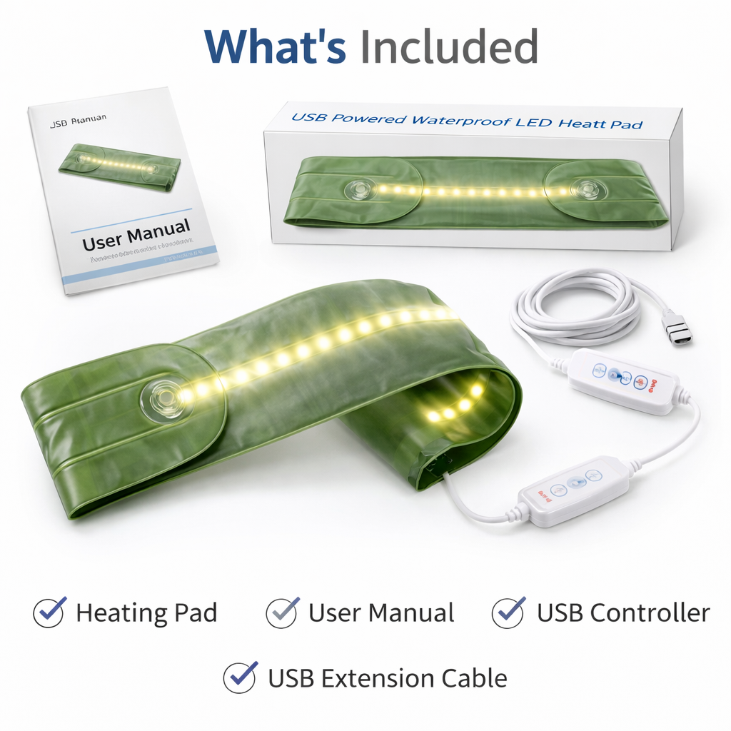 1200-Lumen Inflatable USB LED Camping Tent Light with Magnetic Mount – 65 cm