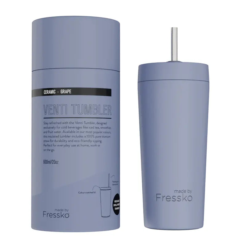 Fressko Venti Tumbler 600ml / 20oz - Ceramic - Denim