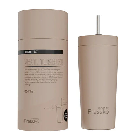 Fressko Venti Tumbler 600ml / 20oz - Ceramic - Denim