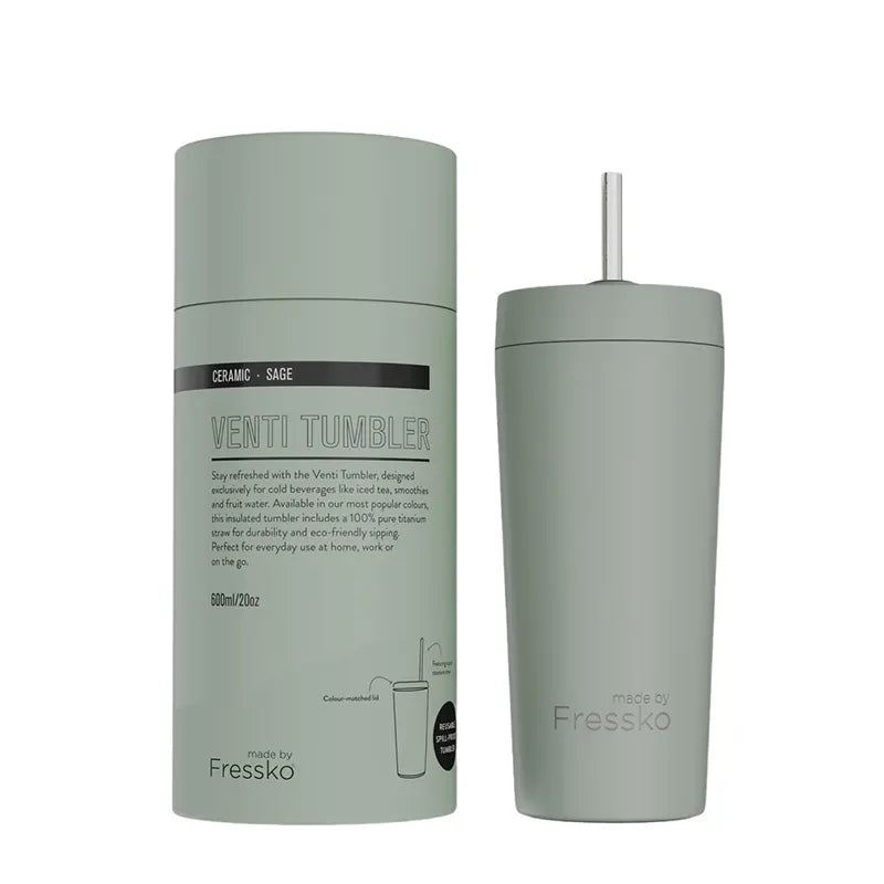 Fressko Venti Tumbler 600ml / 20oz - Ceramic - Denim