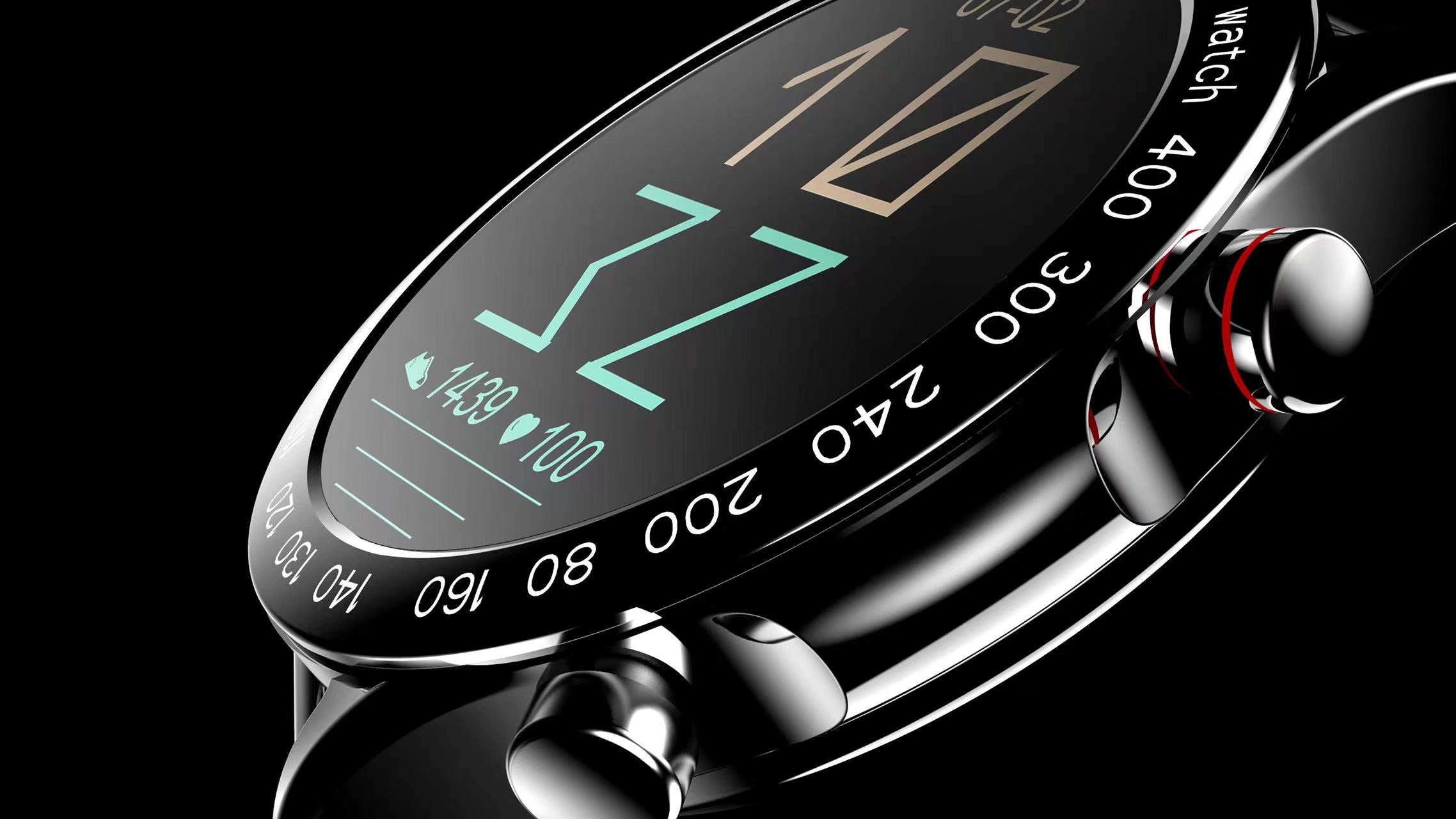 HiFuture GoPro Stainless smartwatch-Black
