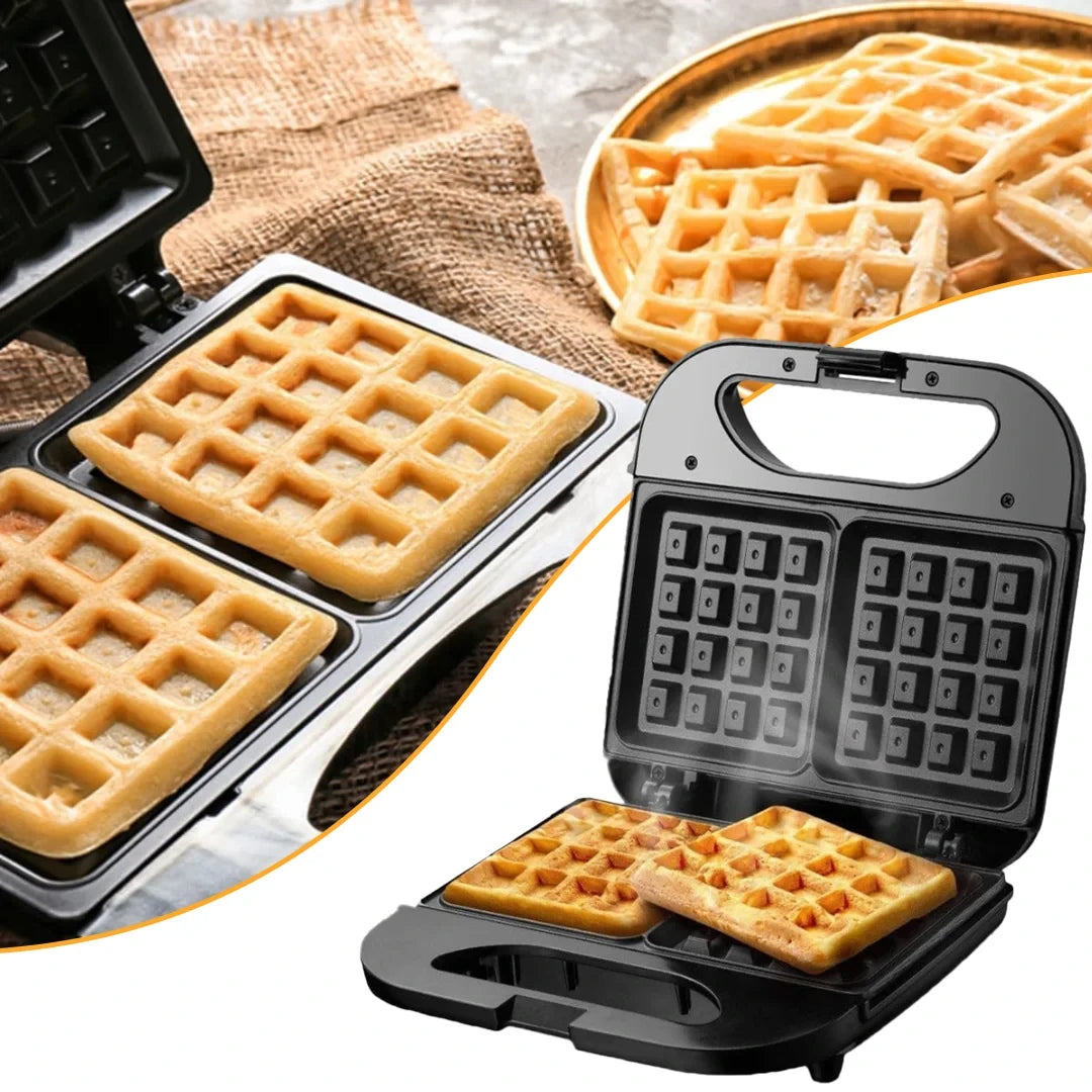 Sumo, Electric Waffle Maker with Dual Molds and Indicator Lights – SM-7223