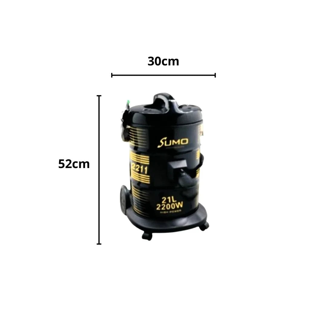 سومو، مكنسة كهربائية 2200 واط بسعة 21 لتر مع وظيفة النفخ (SVC-2211)