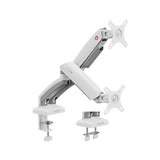 GAMEON GO-5450 Dual Monitor Arm For Gaming And Office Use - White