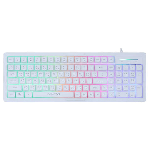 GAMEON GO-CYPHERW-XL-W All-In-One Gaming Bundle (Keyboard, Headset, Mouse & Mousepad)