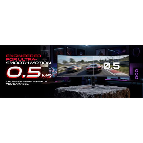 GAMEON GOAC49DQHD120 Spectra Pro X Series 49" DQHD 120Hz Curved Gaming Monitor (Supports PS5) – White