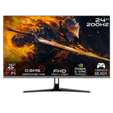 شاشة ألعاب جيم أون GOPS24200IPS من سلسلة Pro مقاس 24 بوصة بدقة FHD ومعدل تحديث 200Hz (تدعم PS5) - أسود