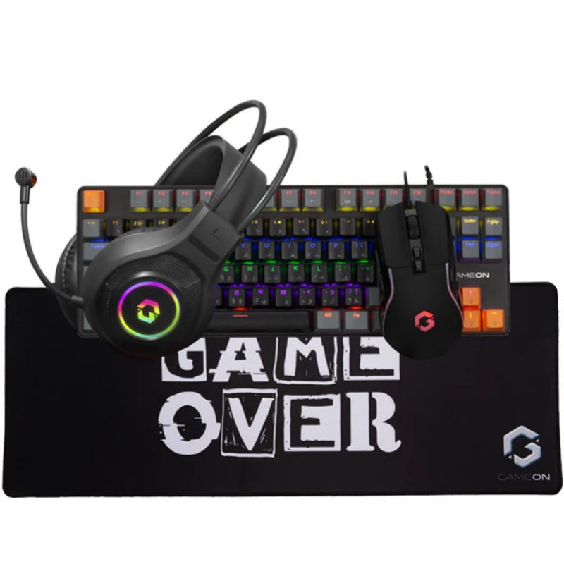 GAMEON VIPER X All-In-One Gaming Bundle (Mechanical Keyboard, Headset, Mouse & Mousepad)
