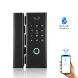 Gopeta, High-Security TTLock Smart Glass Door Lock for Frameless Glass Doors, Fingerprint, App & Passcode
