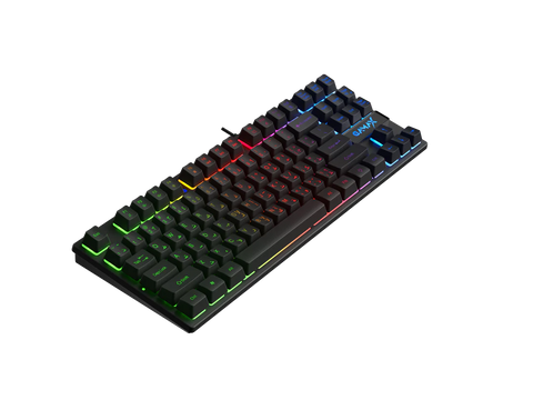 Gamax GM-645, 4-in-1 Wired PC Accessory Set with Arabic Keyboard – Black